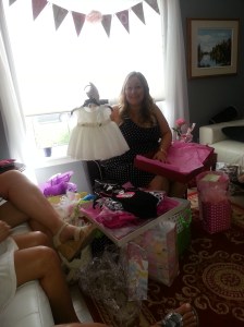 Just one of the beautiful little dresses we received...many of which came from my dear Aunt Lois, sent with love from Calgary<3 